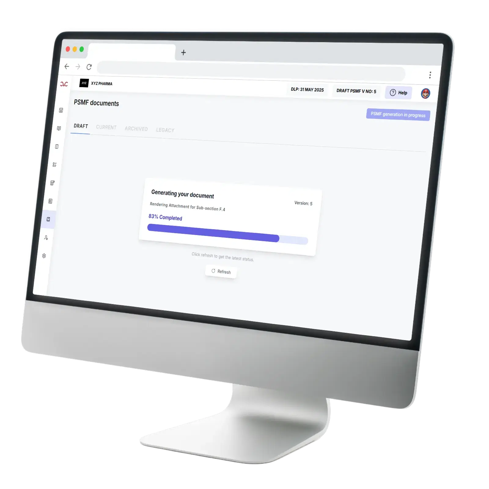 Image of PSMF manager application
